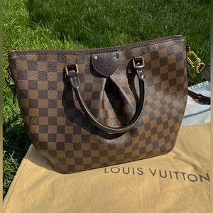 Authentic Louis Vuitton Siena PM Damier Ebene